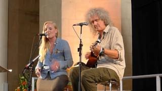 Brian May and Kerry Ellis - I Who Have Nothing - Wildlife Rocks - Guildford - 1 September 2012
