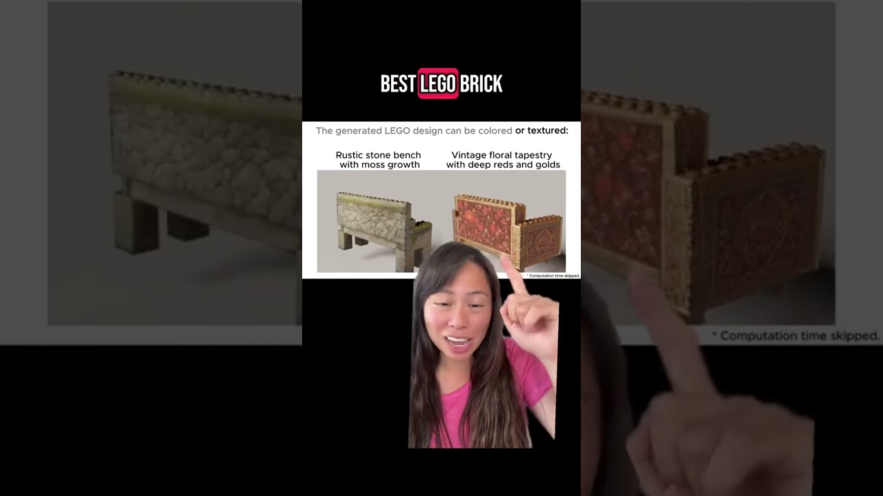 LegoGPT from CMU produces buildable Lego designs from text prompts, using a custom trained LLM that