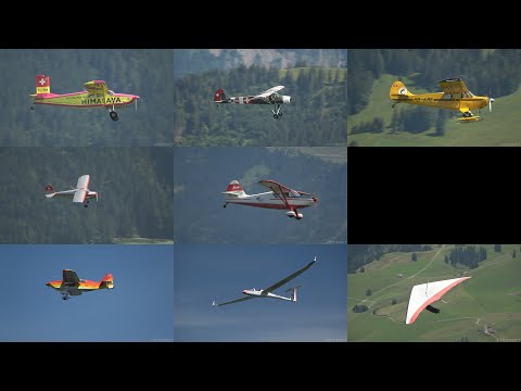 OldtimAIR Flugparade Stanserhorn 2022 - Pilatus PC-6 Porter YETI / Slepcev Storch / Aviat Husky / ..