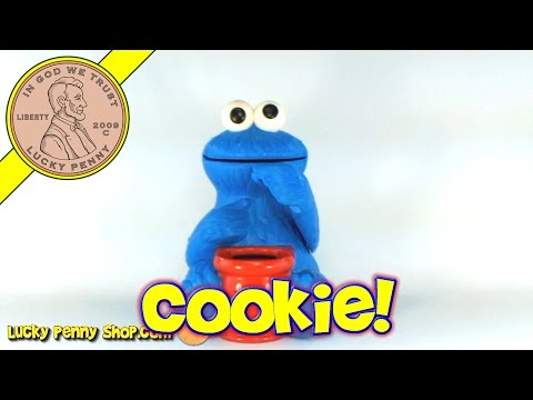  Sesame Street Cookie Monster Me Want Cookies Electronic Crunch Game Toy, 1999 Fisher-Price