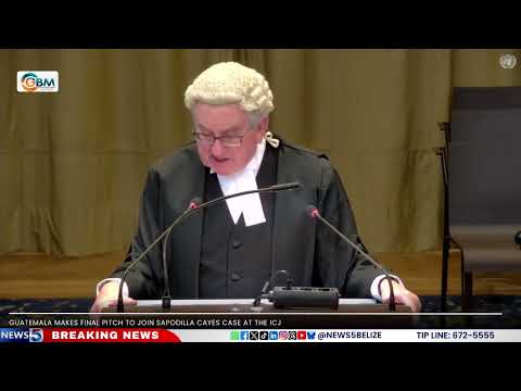 Guatemala Makes Final Pitch to Join Sapodilla Cayes Case at the ICJ
