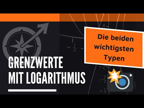 Grenzwerte mit Logarithmus ln | 2 prüfungsrelevante Typen | LernKompass - Mathe einfach erklärt