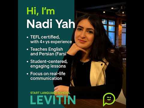 Nadi Yah — Learn English & Persian with Passion | Levitin Language School