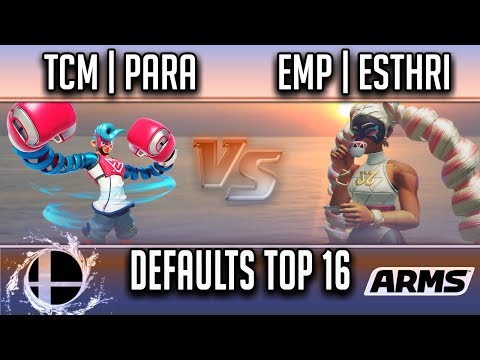 Smash n Splash 4 ARMS: TCM | Para (Spring Man) vs. EMP | Esthri (Twintelle) Defaults Top 16