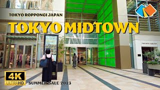 Tour of Tokyo Midtown Roppongi! Ultimate Shopping Delights,Dining & Park | Popular Malls in Japan 4K