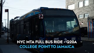 Q20A Bus to Jamaica Ride | 2021-22 Nova Bus LFS 8946 | MTA New York City Bus