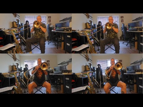 March from the Music for the Funeral of Queen Mary on Trombone Quartet - April 04, 2022