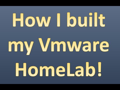 How I built my VMware Home Lab