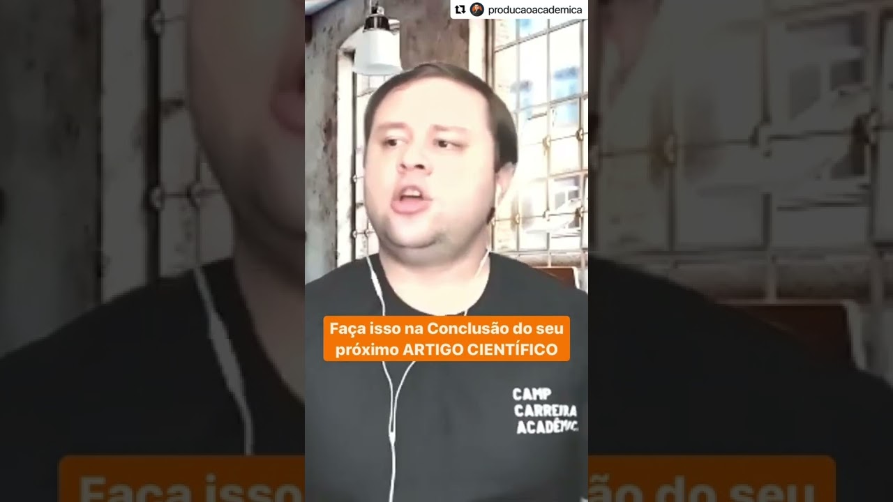 Faça isso na CONCLUSÃO do seu próximo ARTIGO CIENTÍFICO