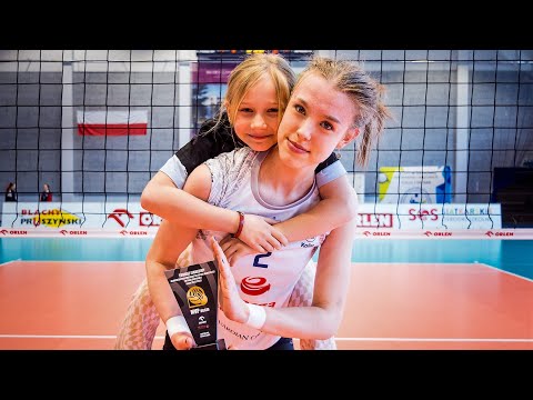 Energa MKS Kalisz vs UKS Atena Kaman Warszawa; Finał MP Młodziczek - Bartoszyce 2023; faza grupowa