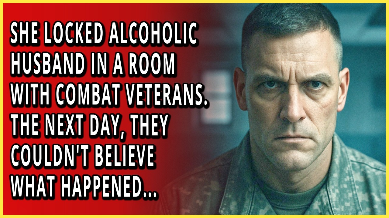 She Locked Lousy Husband in Room With Combat Veterans. They Couldn't Believe What Happened Next...