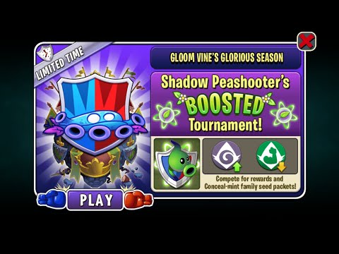 PvZ 2 Arena: Week 157, Shadow Peashooter BOOSTED - 4.38 Million (Free Plants Only), S25