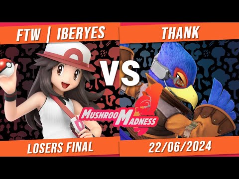 FTW | Iberyes vs Thank - Losers Final - Mushroom Madness #4 | Pokémon Trainer vs Falco