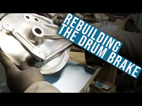 CB750 Cafe Racer Build E18: Rebuilding the drum brake and cleaning the rear rim
