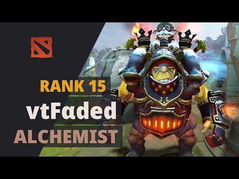 vtFαded (Rank 15) plays Alchemist Dota 2 Full Game