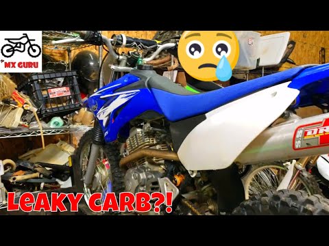 Fixing a leaky carburetor ! 2009 Yamaha TTR 125 | Float / Needle