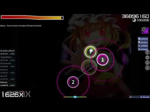 osu! Halozy - Secret Sister Complex [Flandre Scarlet] +DT FC 99,95% 408pp