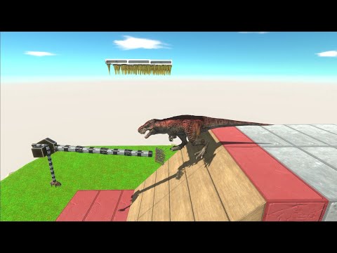 Trapped in a spinning steel tentacle trap-Animal Revolt Battle Simulator【动物战争模拟器】