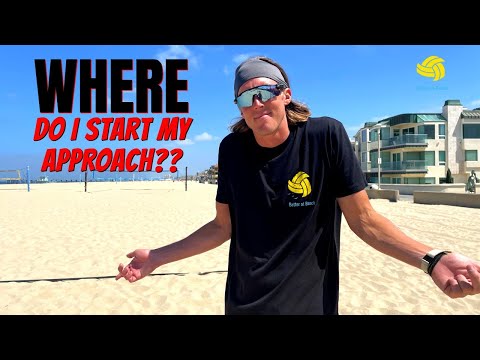 The EASY & SIMPLE Way to Know Where to Start Your Approach for Spiking a Volleyball