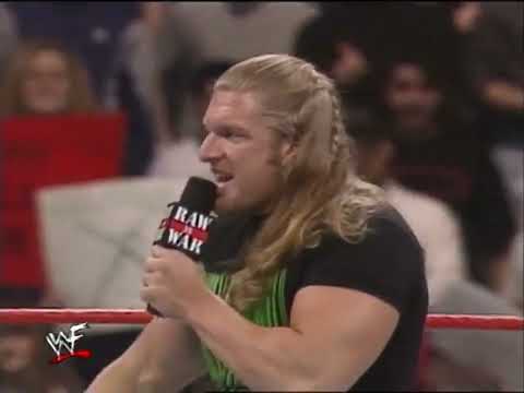 94 Triple H & X Pac are attacked by Chyna & Shane - RAW 08 March 1999