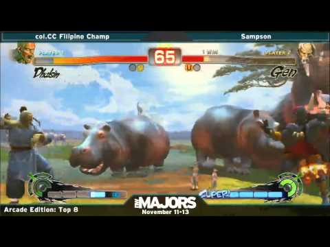 (WSF) NWM3 SSF4:AE Top 8 - col.CC Filipino Champ (SIM) vs Sampson (GEN)