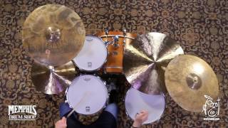 Video thumbnail for Sabian 18" Big & Ugly XSR Monarch Crash Cymbal - Played by Rick Murray 1355g (XSR1880M-1051617N) by Memphis Drum Shop