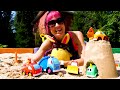 Видео про машинки на Капуки Кануки — Машинки Мокас в песочнице — Развивающие игры для детей