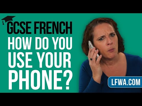 GCSE French Speaking How do you use your mobile phone