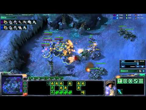 Starcraft 2 Terran Unit Composition and Positioning