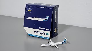 Unpleasant surprise! Gemini Jets 1/400 WestJet Dash-8 Q400 Model Airplane Review
