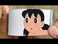 Doraemon Cartoon Flipbook #200 | Nobita Pulls Shizuka's Clothes Flip Book | Flip Book Artist 2024