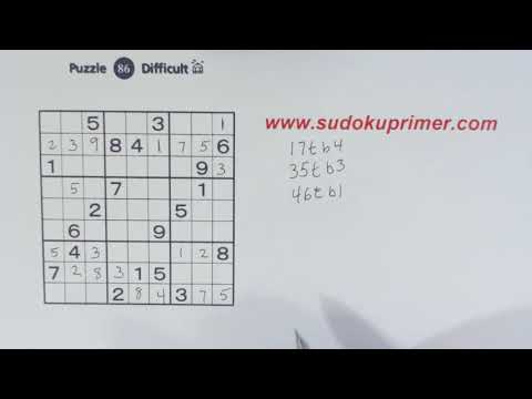 Sudoku Primer 151 - Using Pattern Tricks to Solve This Puzzle