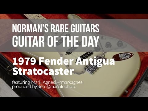 Norman's Rare Guitars - Guitar of the Day: 1979 Fender Antigua Stratocaster