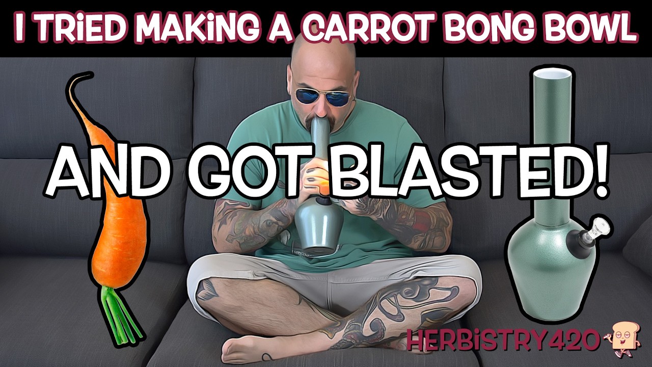 Carrot Bong Bowl DIY — 5 Steps for an Emergency Pipe