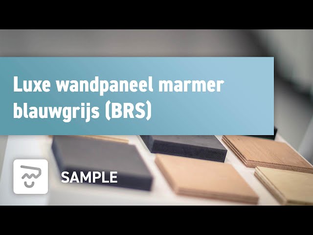 Luxe wandpaneel marmer blauwgrijs (BRS)