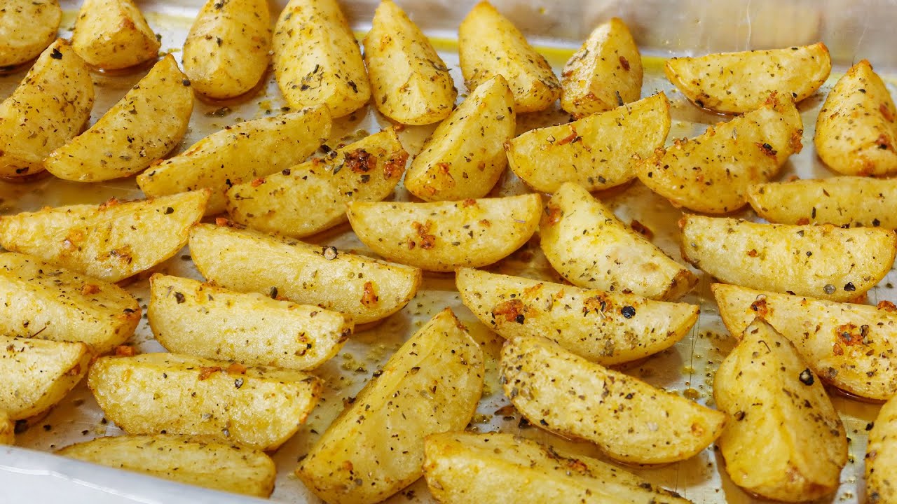 NÃO FAÇA BATATA ANTES DE VER ESTA RECEITA FÁCIL DE BATATA ASSADA CROCANTE