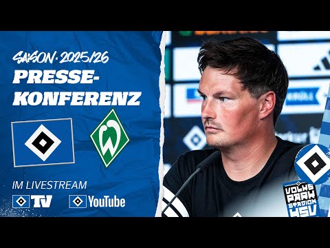 RE-LIVE: MATCHDAY PRESS CONFERENCE | HSV vs. Werder Bremen
