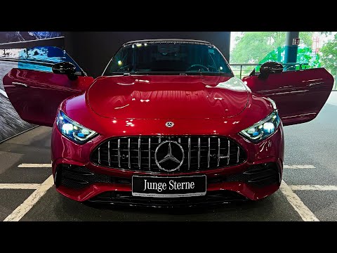 2024 Mercedes AMG SL43 – Sound, Interieur und Exterieur