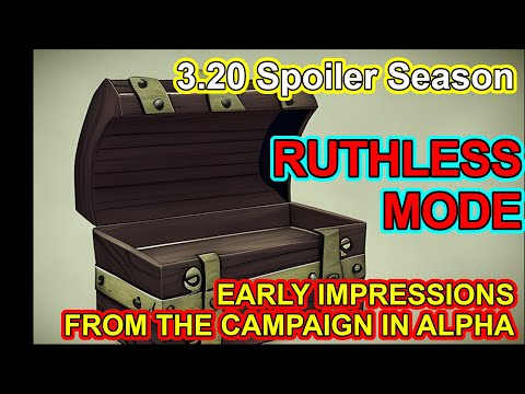POE 3.20 Ruthless First Impressions After The Acts - Path Of Exile