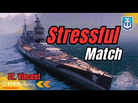 Battleship ST. VINCENT / WoWs / World of Warships #wows #worldofwarships #gaming