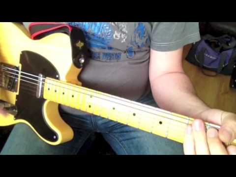 Octabass Tele (first attempts) - bass strings on a guitar.