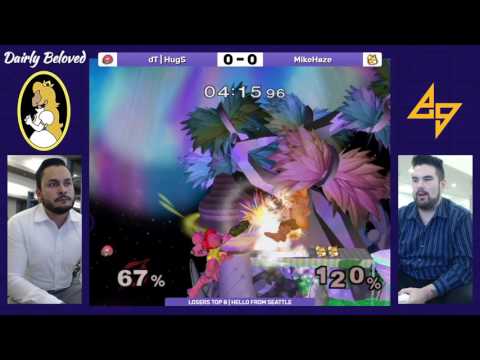 dT | HugS (Samus) vs. MikeHaze (Fox) | SSBM LT8 | Dairly Beloved