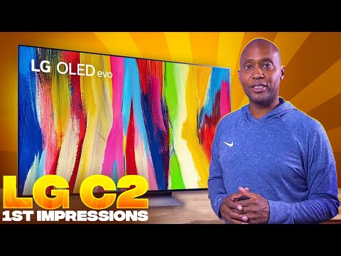 LG C2 OLED Evo 4K TV Unboxing And Setup