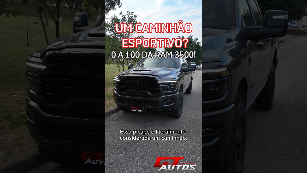 Um caminhão com desempenho de esportivo! RAM 3500 Laramie 2026 no teste de 0 a 100 km/h! #shorts
