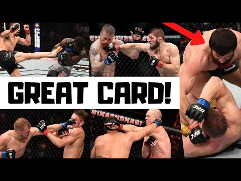UFC 254 Event Recap Khabib vs Gaethje Full Card Reaction and Breakdown