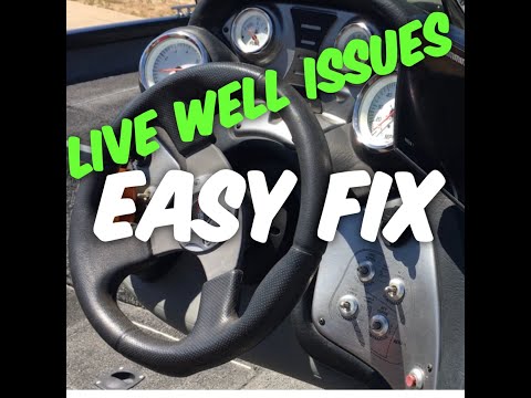 Pimpin' Bass- Bass Tracker Pro Team 175 TXW Livewell- live well- Troubleshooting Easy Fix
