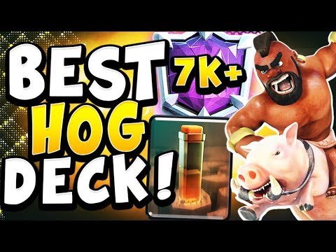 PUSH to 7000 with BEST HOG CYCLE DECK in CLASH ROYALE!