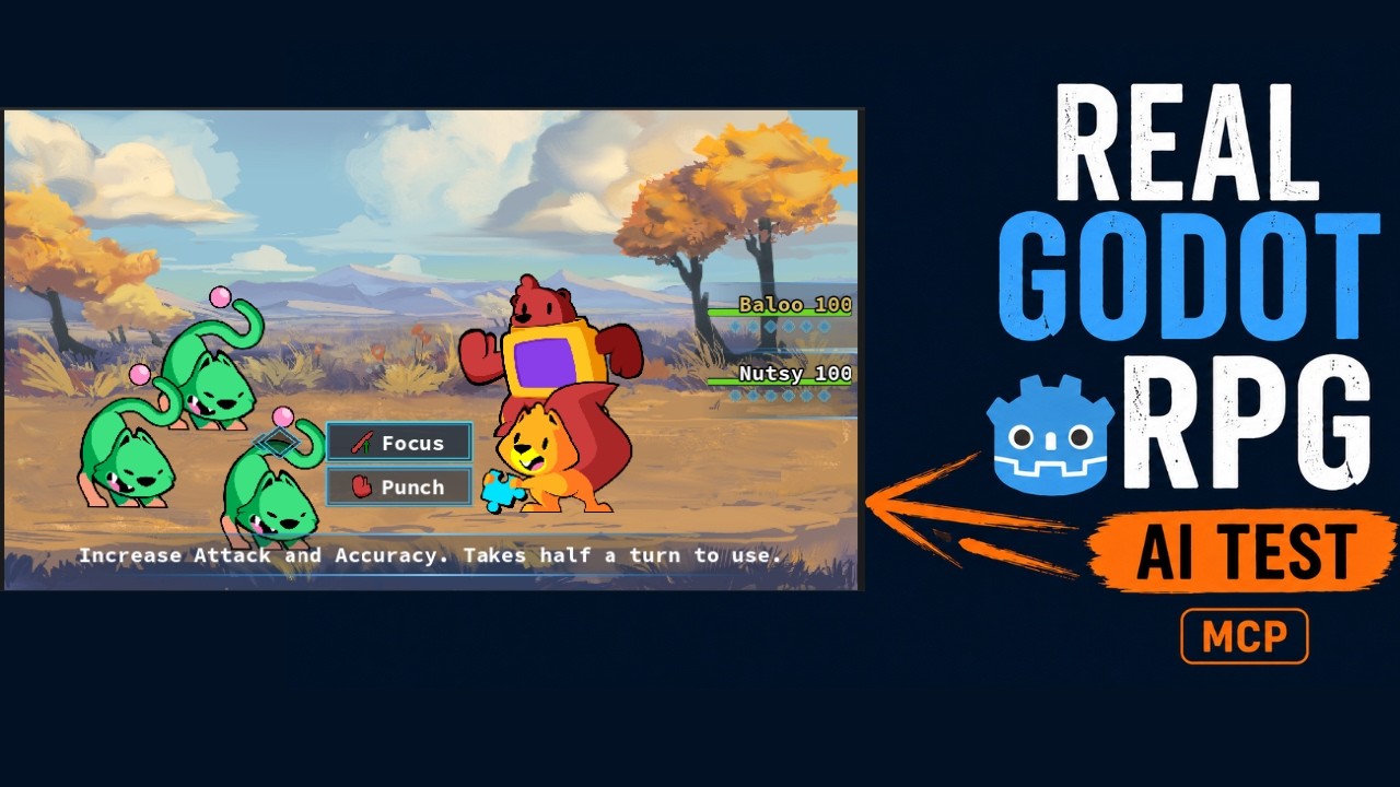 README Fennara MCP tested on a real Godot RPG project