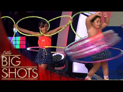 Hula Hooping Sisters Ana María & Valery | Little Big Shots