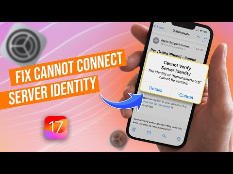How To Fix "Cannot Verify Server Identity" on iPhone | iPhone Server Identity Issue